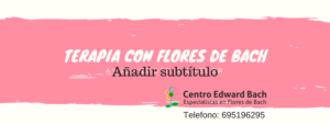 terapia con flores de bach