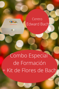 oferta especial del Centro Edward Bach formación más Kit de Flores de Bach artesanal